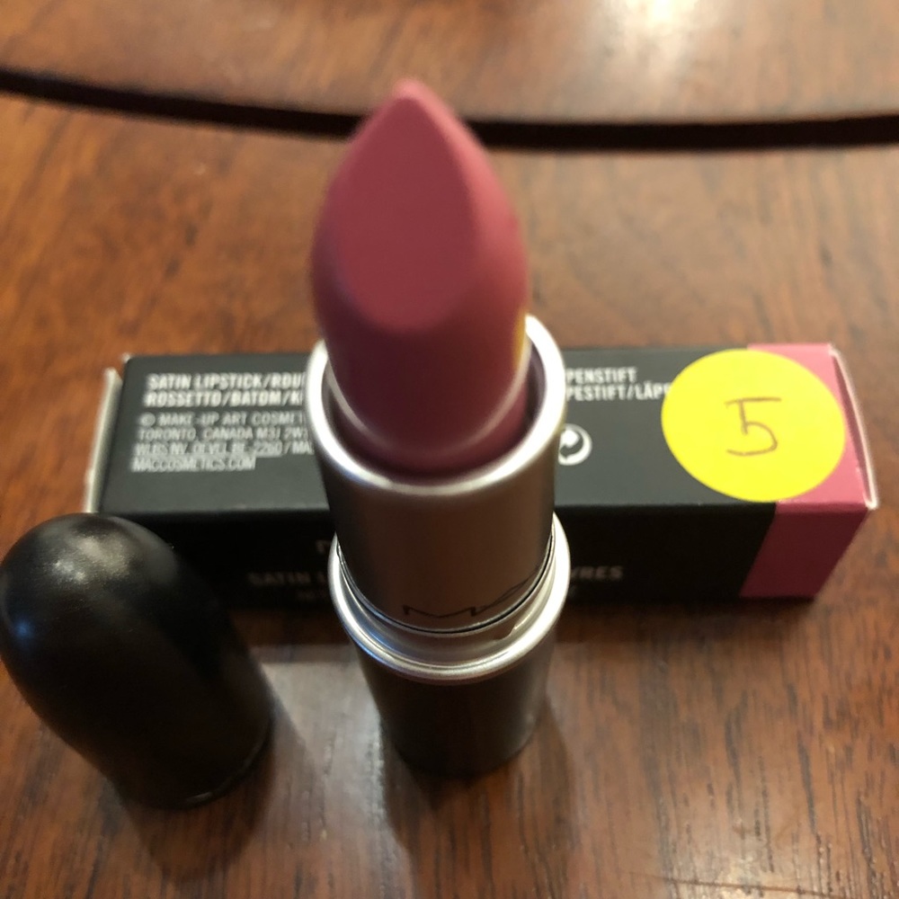 MAC full size lipstick color is snob